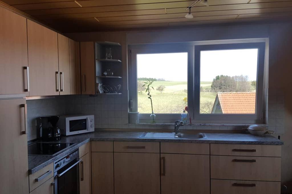 Anna - Neue Ferienwohnung Mit Blick Ins Gruene Ober-Abtsteinach Exterior foto
