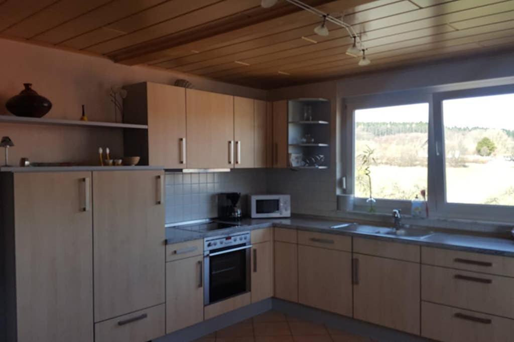 Anna - Neue Ferienwohnung Mit Blick Ins Gruene Ober-Abtsteinach Exterior foto